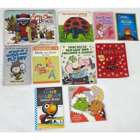 Lot of 10 Children's Books - Preowned - Picture 1 of 2